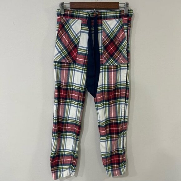 Aerie Plaid Flannel Pajama Elastic Waist Lounge Green Red Pants Women’s Size XS - Picture 2 of 7